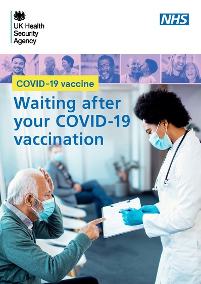 Waiting after your COVID-19 vaccination